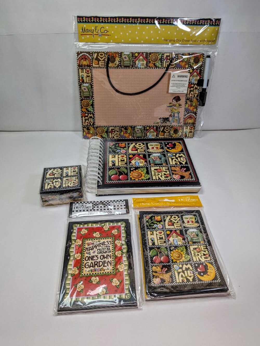 Vintage Mary Engelbreit Stationery Lot - Dry Erase Board Photo Scrapbook Cards